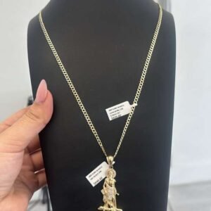 pendant san lazaro 10k