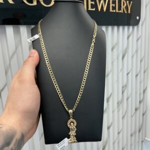men chain 14 K Size 5.6MM 24