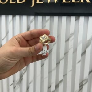 men ring NUGGET 10k Size 11