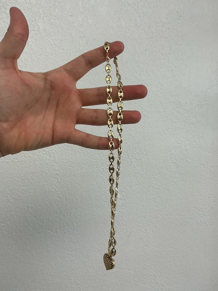 men chain GG 10k Size 7.5mm 22