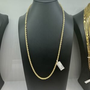 rope chain 10k Size 3.5MM 22