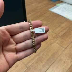 men brazalet 10k Size 6MM 7
