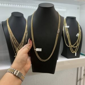 monaco chain monaco 10k Size 7mm 24