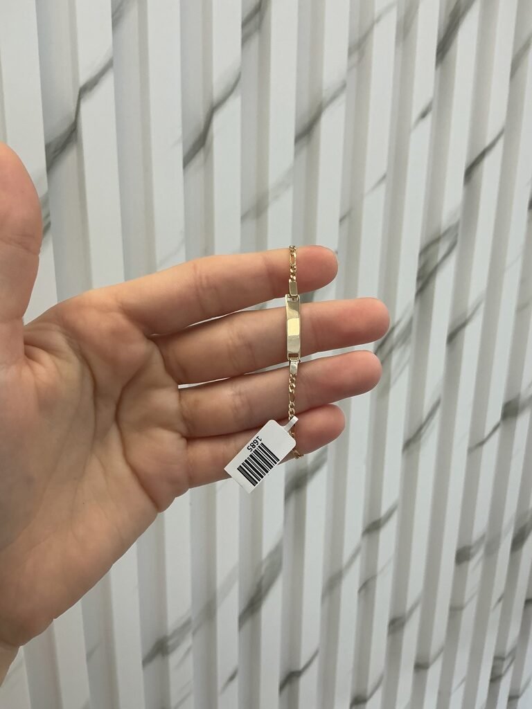 baby brazalet 10k Size 2.5MM