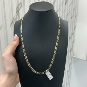 chain shine 10k Size 5 mm 20 inch