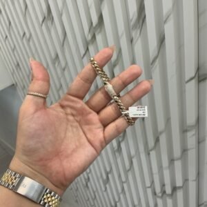 brazalet 10k Size 6mm 8 inch