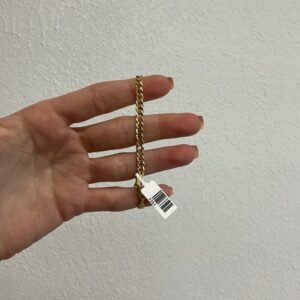 woman brazalet shine chain 10k Size 4.5mm 7