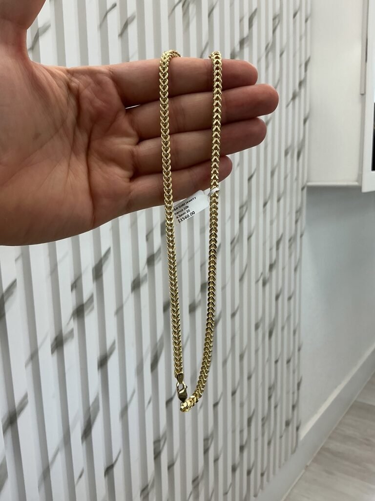 men chain franco 10k 4.5mm 20