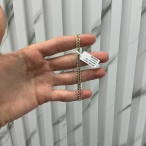 woman brazalet shine chain 10k Size 4.5mm 7