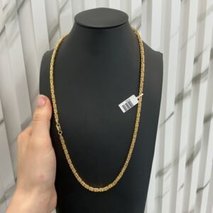 men chain BIZANTINE 10k Size 3.5mm 22