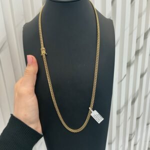 men chain CUBAN LINK 10k 4mm 22