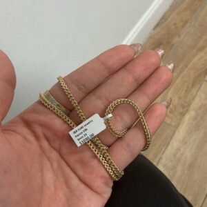 men chain franco 10k 3mm 24